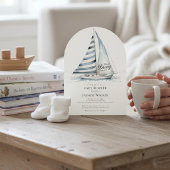 fun Nauti Bouy Nautical Baby Shower Invitation Einladung