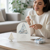 fun Nauti Bouy Nautical Baby Shower Invitation Einladung