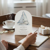 fun Nauti Bouy Nautical Baby Shower Invitation Einladung