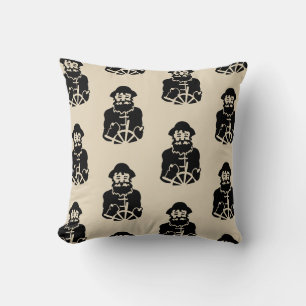 Fun nautical CAPTAIN-Motivmuster   Kissen