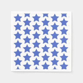 Fun Navy Blue Stars Musterpapier Napkins Serviette