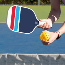 Fun Navy White Hright Red Sky Blue Racing Streifen