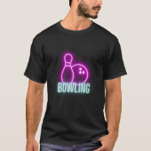 Fun Neon Bowling T-Shirt (Vorderseite)