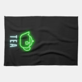 Fun Neon Teapot Geschirrtuch (Horizontal)