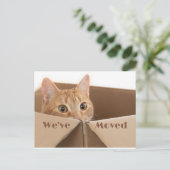 Fun Neue Adresse Erinnerung, neue Zuhause Postkart Ankündigungspostkarte (Stehend Vorderseite)