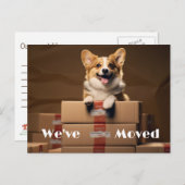 Fun Neue Adresse Erinnerung, neue Zuhause Postkart Ankündigungspostkarte (Vorne/Hinten)