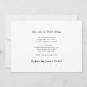 Fun New Address Florida Beach Palm Bäume bewegen Ankündigung (Rückseite)