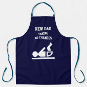 Fun NEW DAD Diaper Duty BLAU Schürze (Vorderseite)