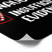 Fun Nice Naughty Ungenügend Beweise Santa Claus Poster (Ecke)