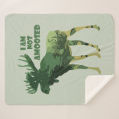 Fun nicht gemobbt Camouflage Elche Tierwelt Sherpadecke (Vorderseite (Horizontal))