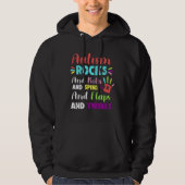 Fun Niedlich Autismus Rocks Rollen Spins Flaps &Am Hoodie (Vorderseite)