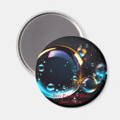 Fun Niedlich Bubble Wonderland Magnet (Vorderseite/Rückseite)