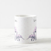 Fun Niedlich d Pink Elephants Moderne Kaffeetasse (Mittel)