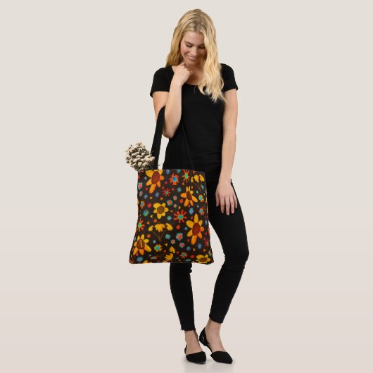 Fun Niedlich Daisies Erste Inspirivity Tote Bag Tasche (Am Model)