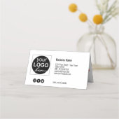 Fun Niedlich Dog Rentier Weihnachtsgeschenkkarte f Platzkarte (Rückseite)