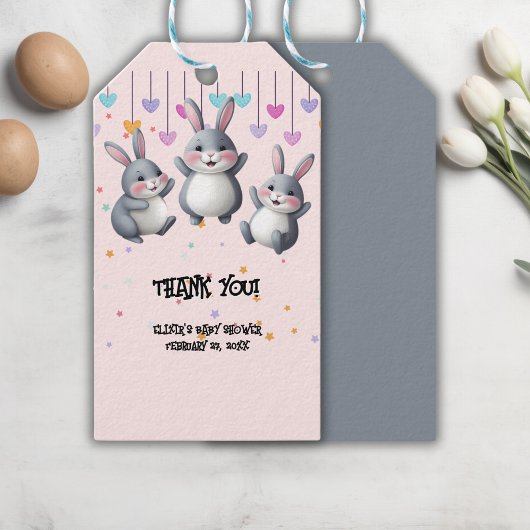 Fun Niedlich Hoppers Bunny Baby Dusche Geschenkanhänger
