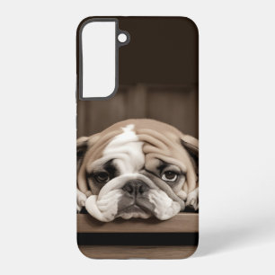 Fun Niedlich traurig Depressive Hunde Tier Tier Samsung Galaxy Hülle