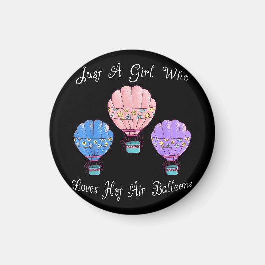 Fun Niedliche Heißluftballon Magnet (Vorne)