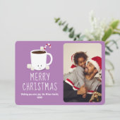 Fun Niedliche Hot Chocolate Foto Weihnachten (Stehend Vorderseite)