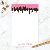 Fun Niedliche Ice Cream Tropfen Persönliches Papie Briefpapier