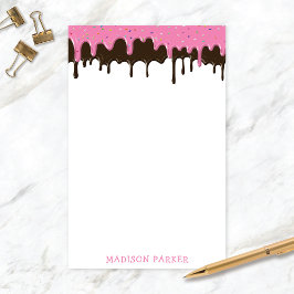 Fun Niedliche Ice Cream Tropfen Persönliches Papie Briefpapier