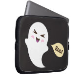 Fun niedliche kawaii Cartoon Geist Sprichwort boo Laptopschutzhülle (Vorne Rechts)