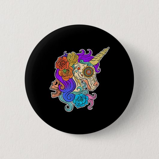 Fun Niedliche Zuckerkulptur Halloween Geschenke Co Button (Vorderseite)