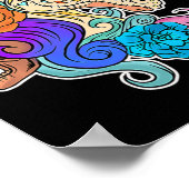 Fun Niedliche Zuckerkulptur Halloween Geschenke Co Poster (Ecke)