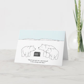Fun Niedlicher Polar Bär Geburtstag Tierischer Spa Karte