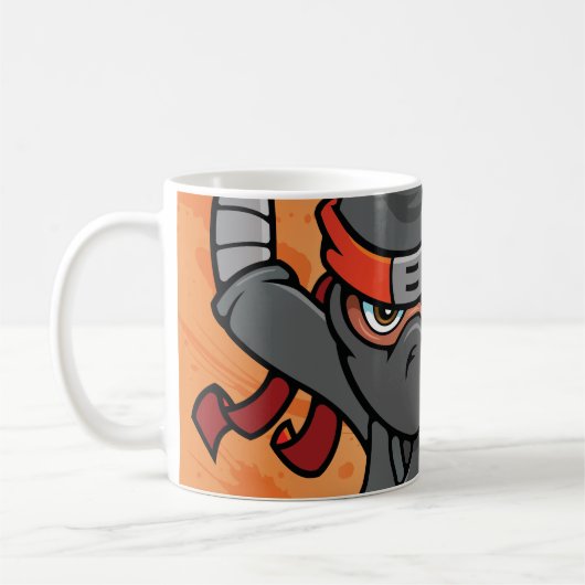 Fun Ninja Design Kaffeetasse (Links)