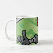 Fun Ninja Design Kaffeetasse (Links)