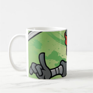 Fun Ninja Design Kaffeetasse