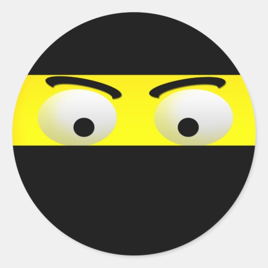 Fun Ninja Emoji Stickers (Vorderseite)
