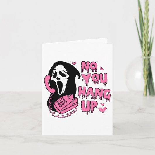 Fun No you hang up First Ghost Anruf Hallo Hallo Karte (Vorderseite)