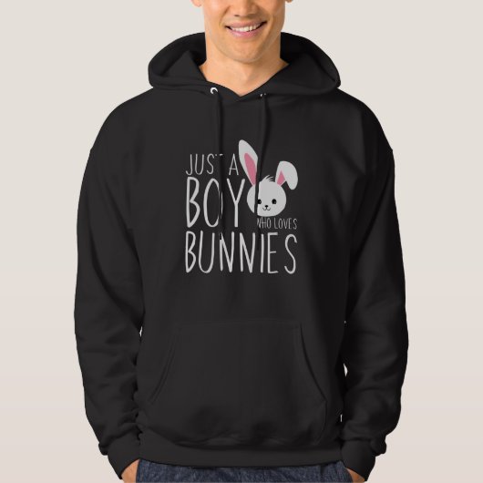 Fun not your average bunny cute rabbit hoodie (Vorderseite)