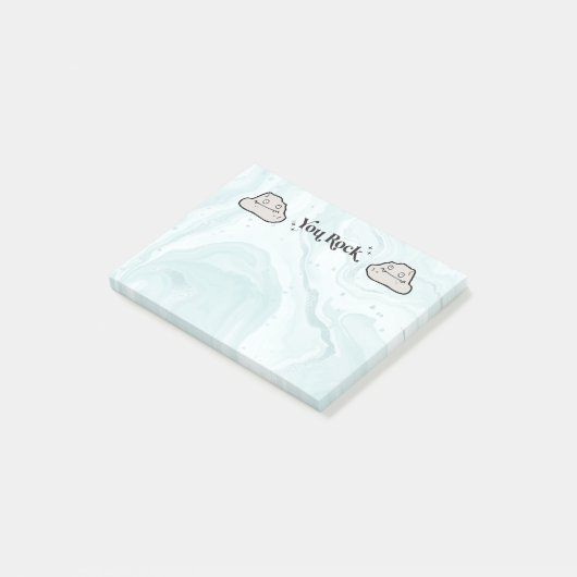 Fun Notepad | You Rock | Emotional Support Notes Post-it Klebezettel (angewinkelt)