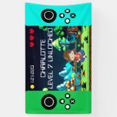 Fun Novelty Computer Game Geburtstagsparty Banner (Vertikal)