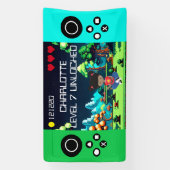 Fun Novelty Computer Game Geburtstagsparty Banner (Vertikal)