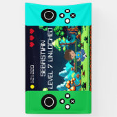 Fun Novelty Computer Game Geburtstagsparty Banner (Vertikal)