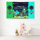 Fun Novelty Computer Game Geburtstagsparty Banner (Insitu)