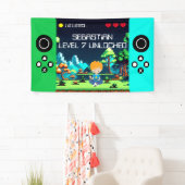 Fun Novelty Computer Game Geburtstagsparty Banner (Insitu)