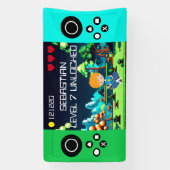 Fun Novelty Computer Game Geburtstagsparty Banner (Vertikal)