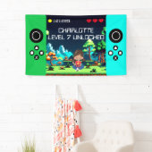 Fun Novelty Computer Game Geburtstagsparty Banner (Insitu)