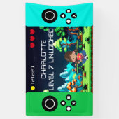 Fun Novelty Computer Game Geburtstagsparty Banner (Vertikal)