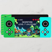 Fun Novelty Computer Game Geburtstagsparty Einladung (Vorne/Hinten)