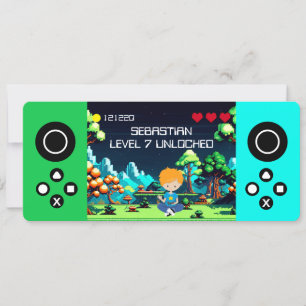 Fun Novelty Computer Game Geburtstagsparty Einladung