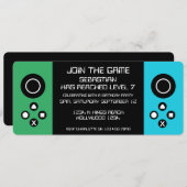 Fun Novelty Computer Game Geburtstagsparty Einladung (Vorne/Hinten)