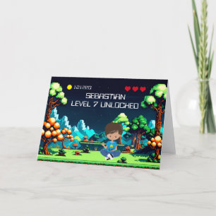 Fun Novelty Computerspiel Geburtstag Personalisier Karte