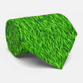 Fun Novelty Grass Print Necktie Krawatte (Gerollt)