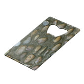 Fun Novelty Stone Kreditkarten Flaschenöffner (Vorderseite Schrägansicht)